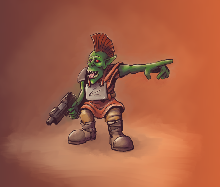 First character sketch attempt 