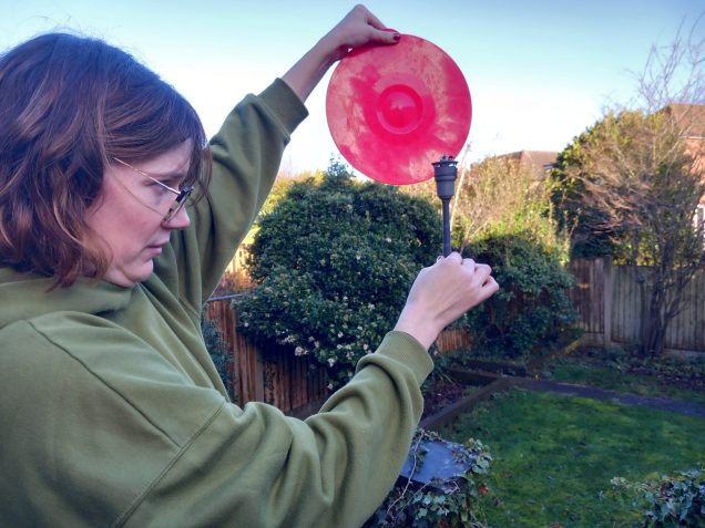 Wife doesn't look convinced it's working 