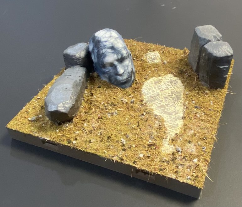 First layer of ground cover