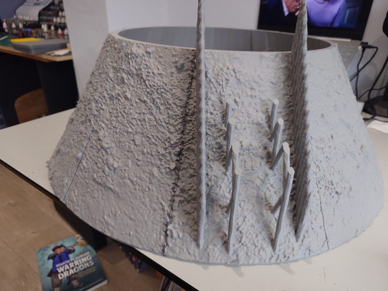 Well after some shuffling and moving about managed to get the mound together. It's big 🫣