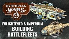 We Tackle Battlefleet List Building In Dystopian Wars! Imperium & Enlightened Fleets