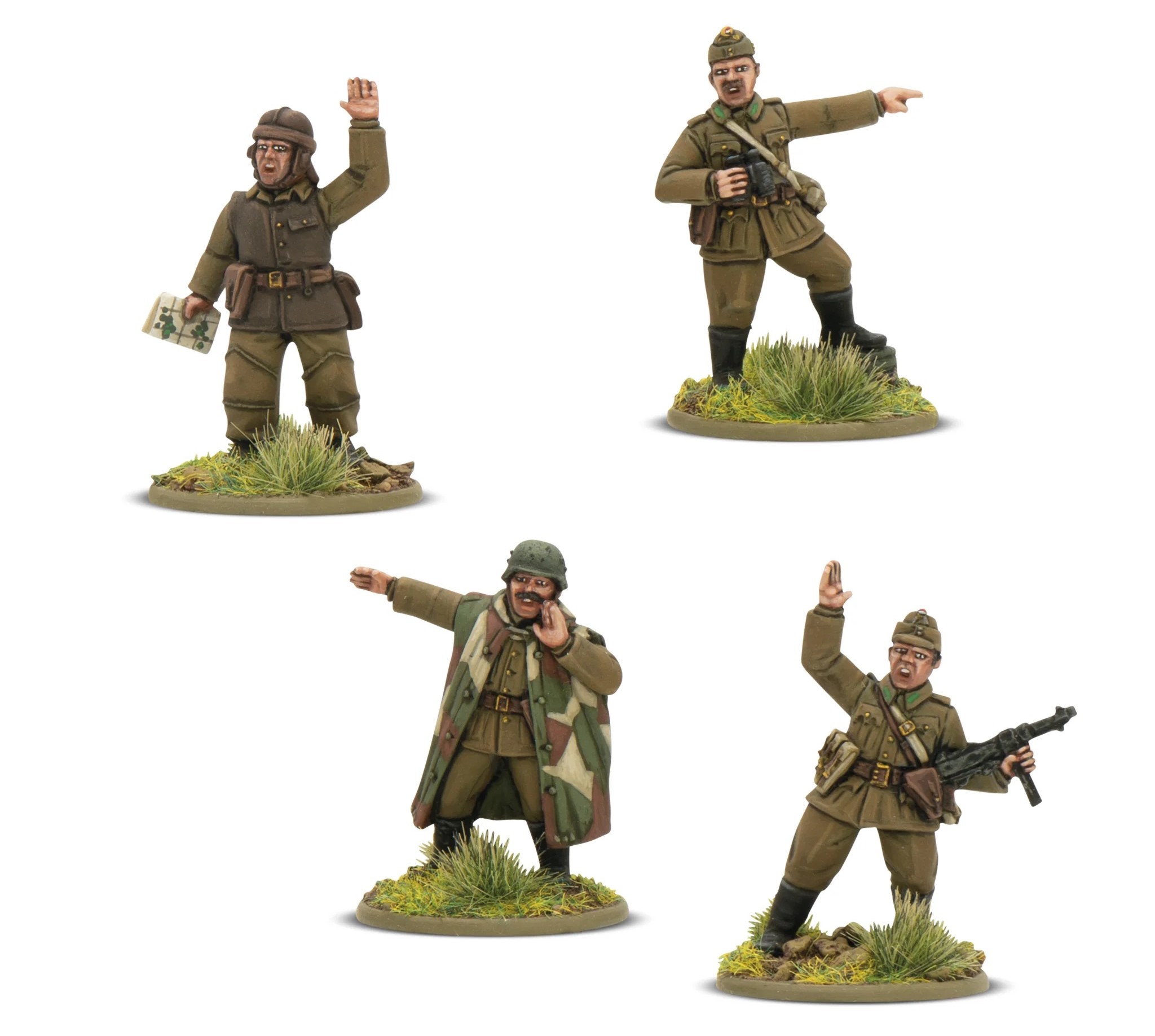 Hungarian Army Platoon Commanders - Bolt Action