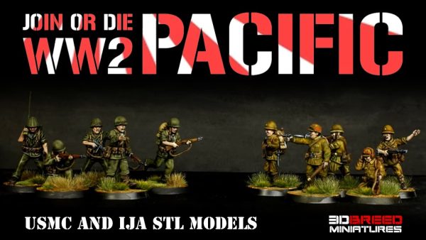WW2 US Marines Clash With The IJA In New 3DBreed Kickstarter