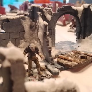 Finished Town Ruins 28/01/26 (with miniature's)