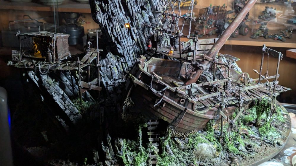 Washed UP, 1490 Doom diorama board