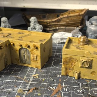 Completed 15mm Sci-Fi buildings