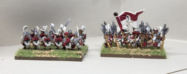 Heavy and Light Infantry options