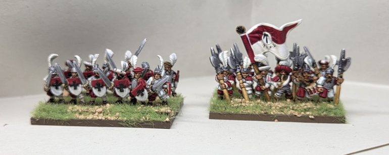 Heavy and Light Infantry options