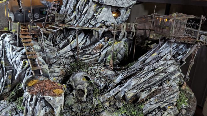 Washed UP, 1490 Doom diorama board #TerrainFest2025