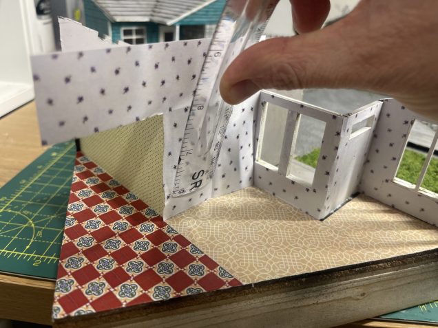 make sure the paper is stuck to all contact points. i used a plastic ruler to add even pressure where my finger couldnt reach. eg edges and corners etc