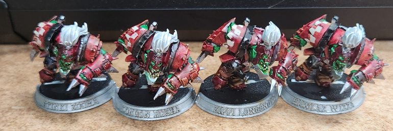 Stinki Zooma, Longon Rusha, Zippi Longsnotti, Hawlaz Wizza