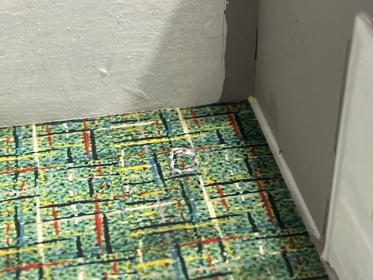 dont touch anything till its fully dried or you will rip the paper (or lino)... expletives were used!