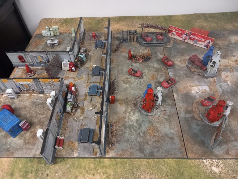 Added vault walls to create an interior space. 