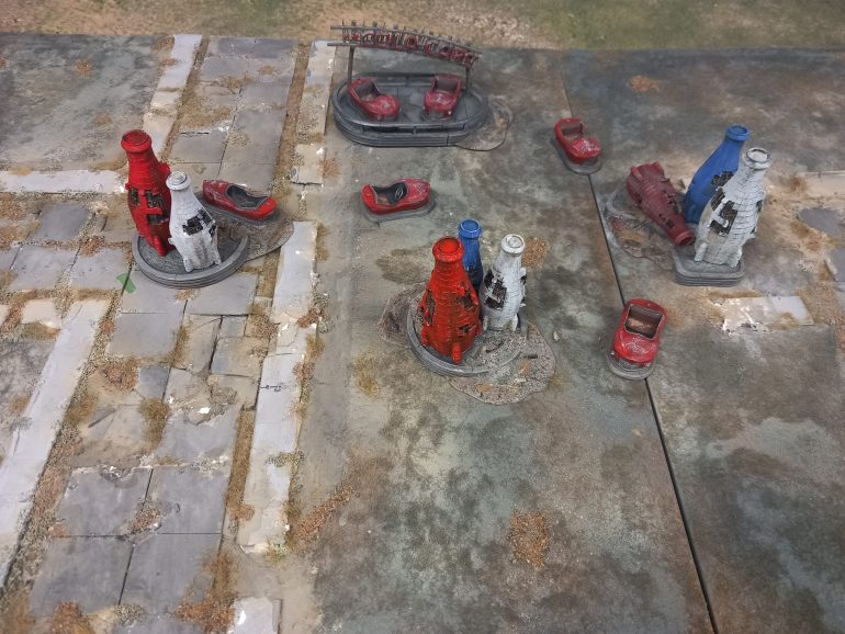 On the table there isn't much