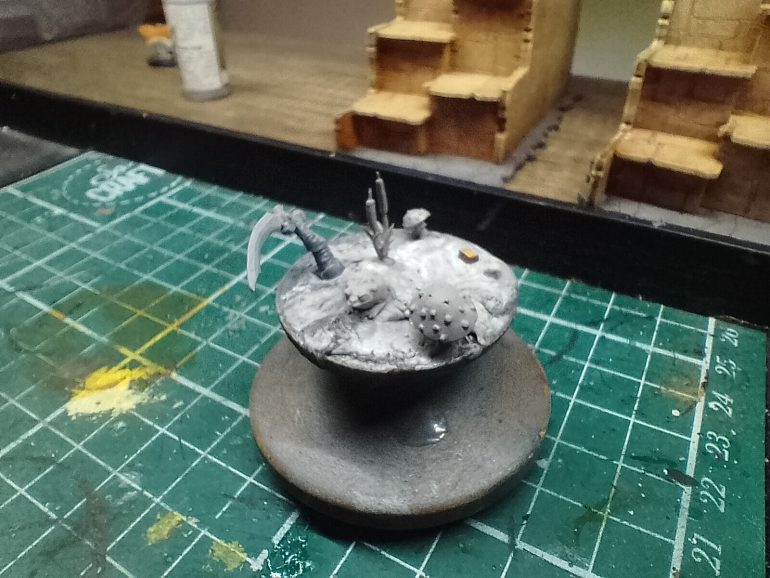 I also painted up some critters and swampy mushrooms (spellcrow + gsw products)