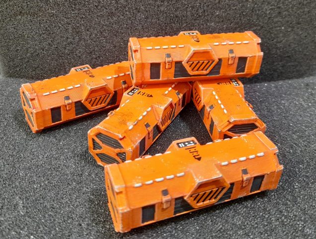 Final fixtures, and crates