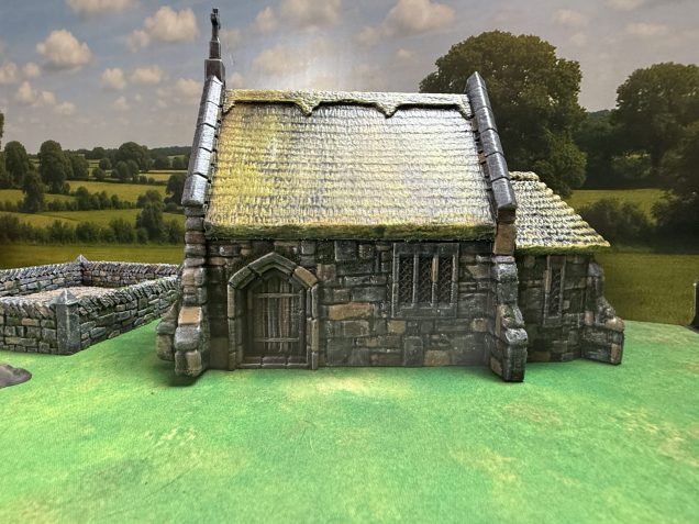 A Church, a Cross a Field and a Well