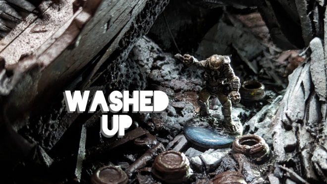 Washed UP, 1490 Doom diorama board