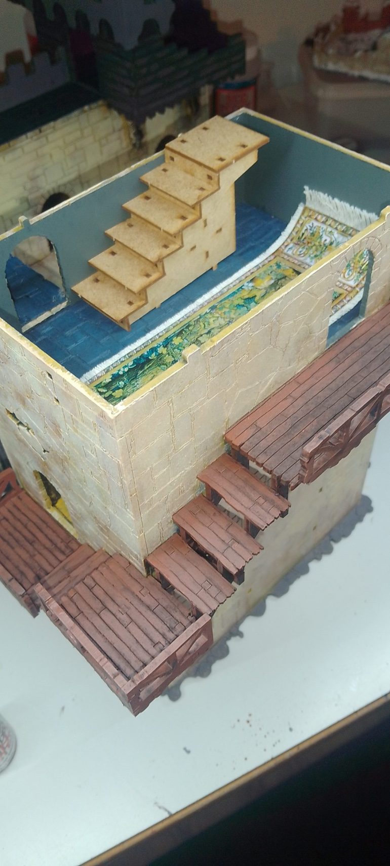 some carpet I intend to put inside, a spear rack at the back is on the cards also.