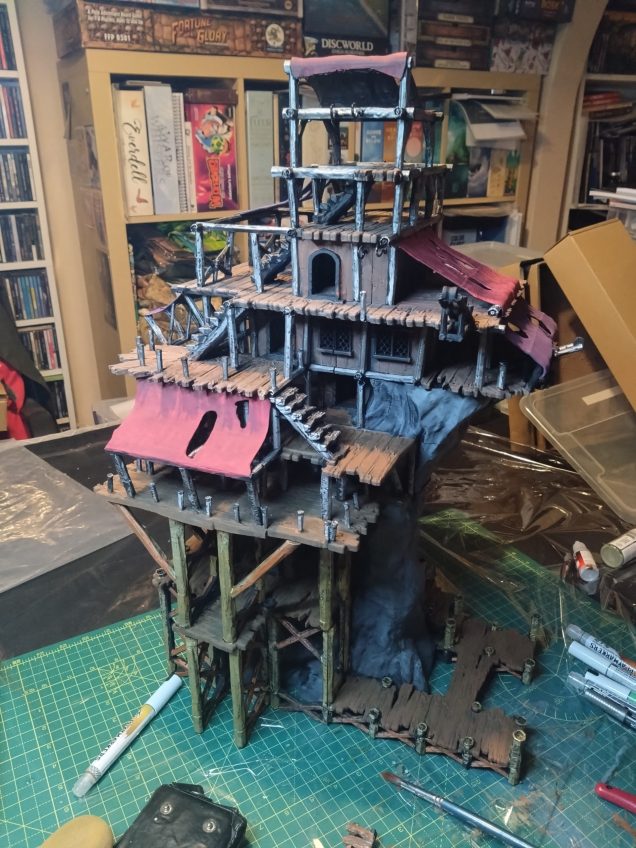 Village Centre: Base coat done!
