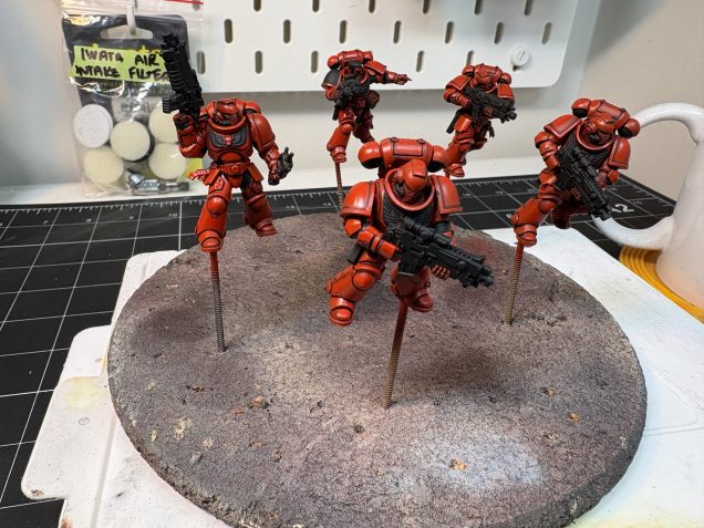 Shading and black backing