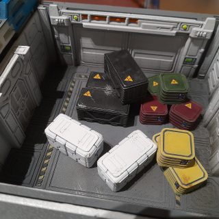 Final fixtures, and crates