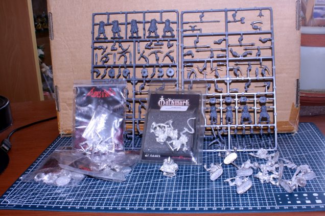 A selection of non-GW miniatures.