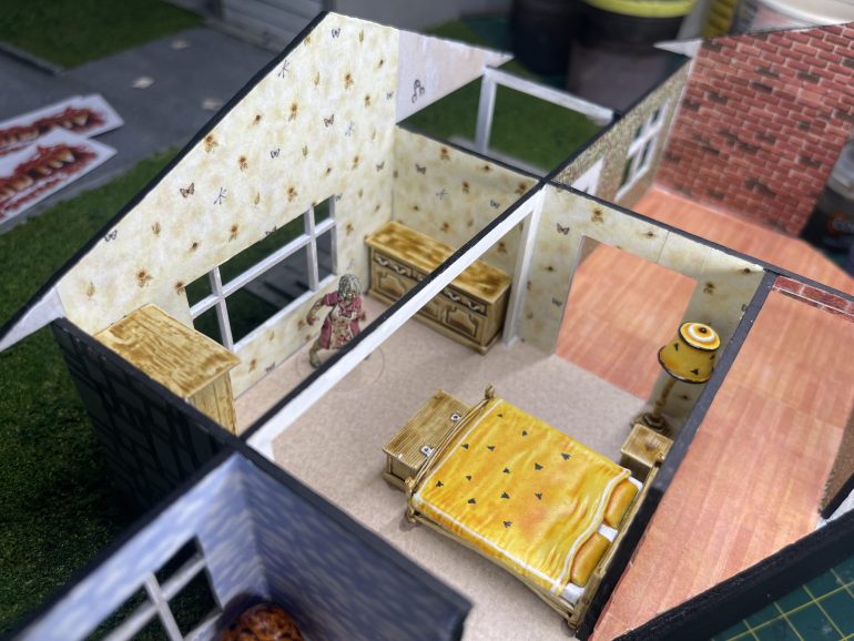 Gives quite a good impression of a bedroom i think