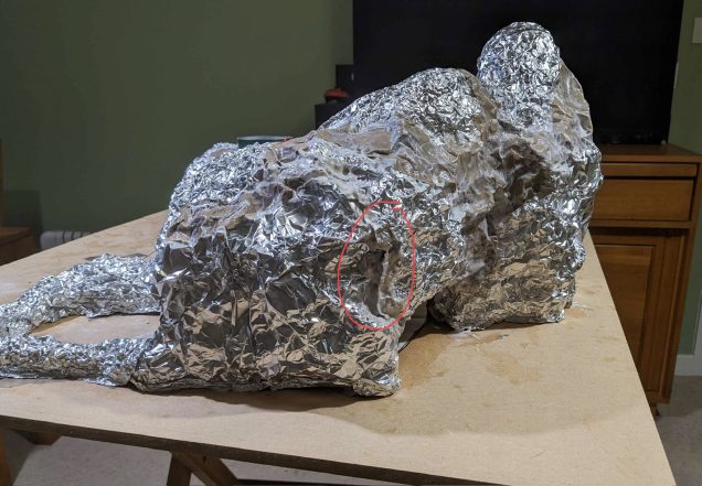 I forgot to take photos of the gaps so this is the last one I haven’t finished covering yet XD