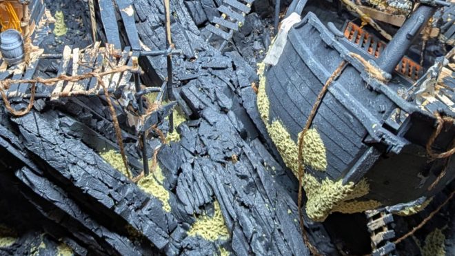 Washed UP, 1490 Doom diorama board