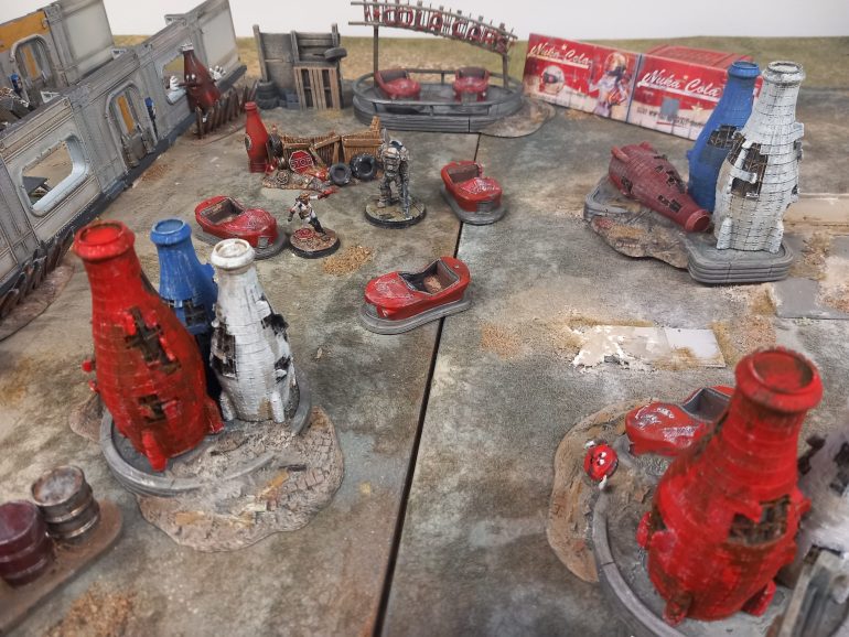 Adding some raider style barricades and bits completes this table