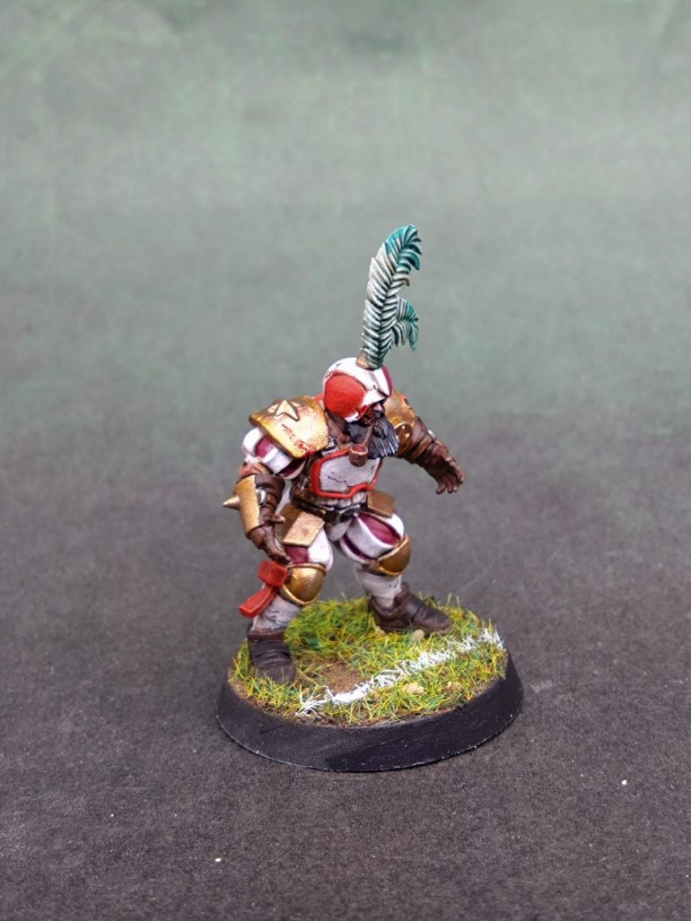 I might need a transfer of some kind for the bland chests on these Linemen. Bit of mud and blood to break up the blank space.