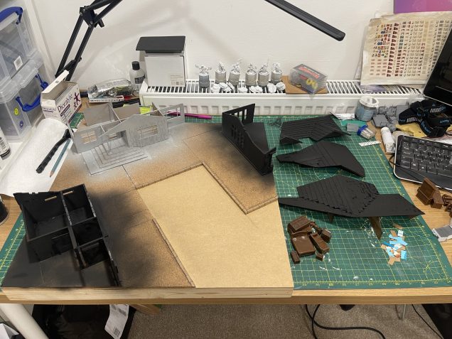 prime everything in any rattlecan colour you have just to help close up the MDF