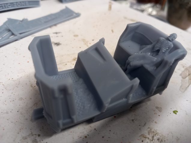 A big print that did fail slightly but with post apocalyptic stuff I don't mind damage