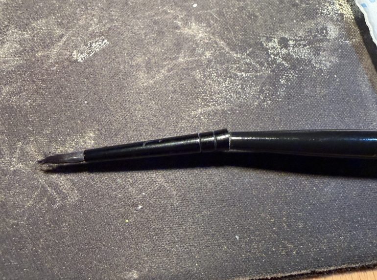 My poor old starter brush