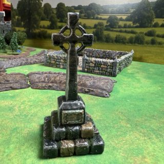 A Church, a Cross a Field and a Well