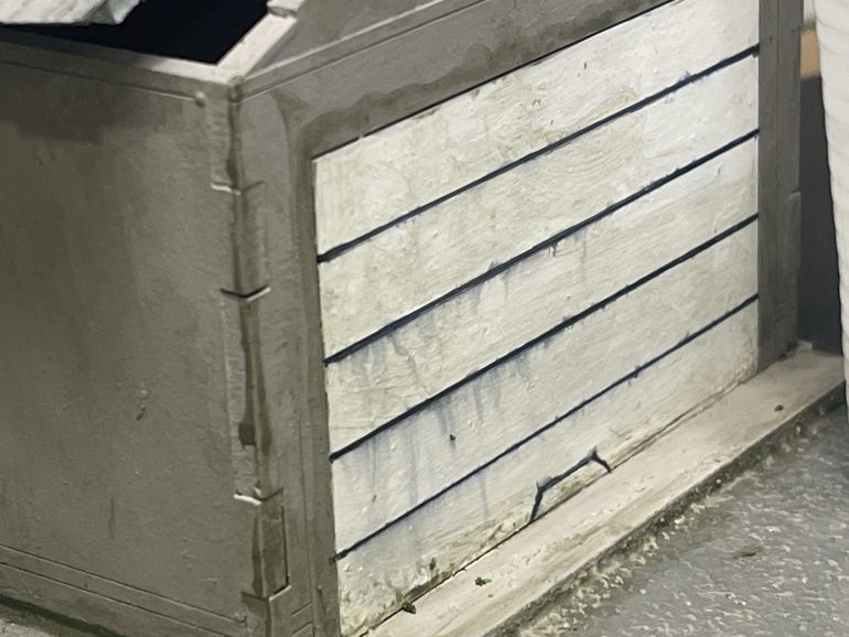 Disaster! (not really) the ISO made the permanent marker run