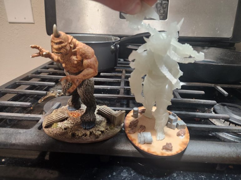 Dry run scale comparison