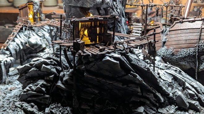 Washed UP, 1490 Doom diorama board