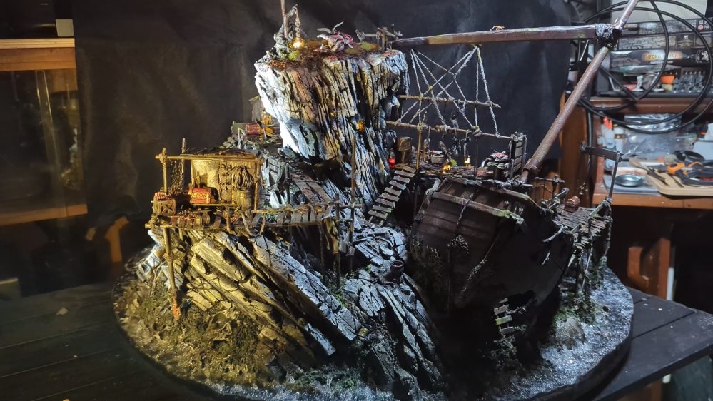 Washed UP, 1490 Doom diorama board #TerrainFest2025