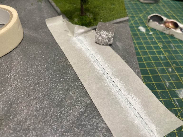 sponge on some of the paint, the less you do, the better it'll look