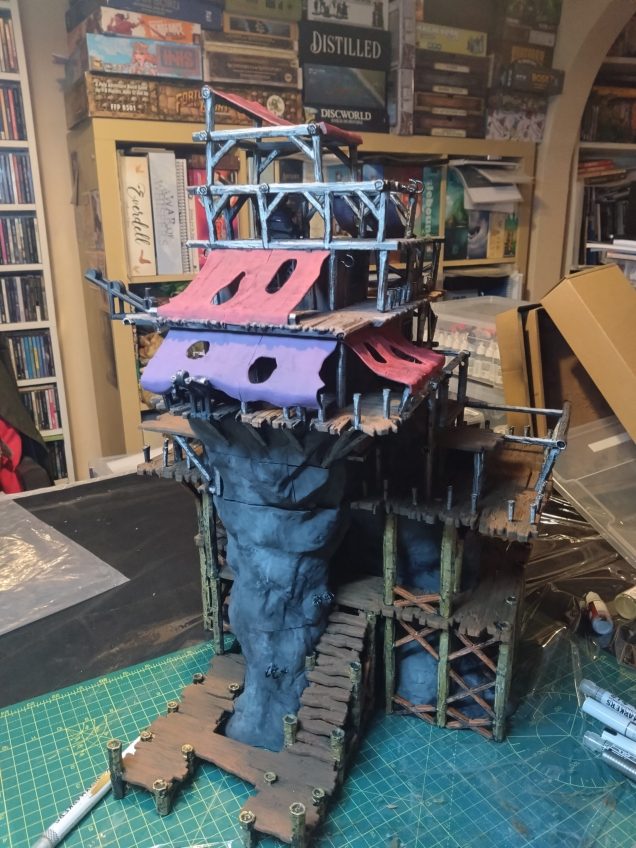 Village Centre: Base coat done!