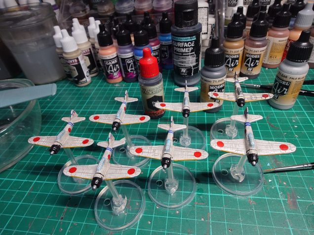 The first unit of Japanese Aircraft completed 7 Zero's