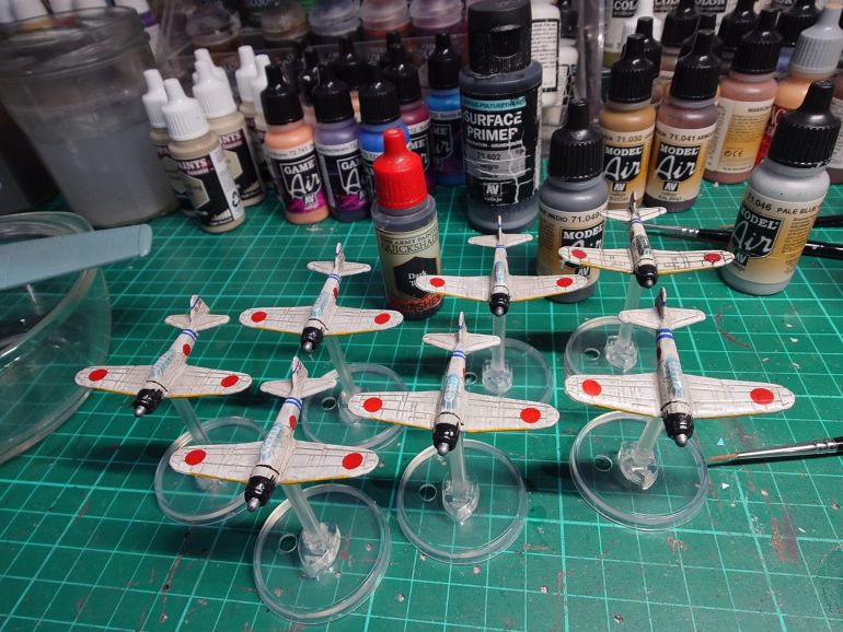 The first unit of Japanese Aircraft completed 7 Zero's