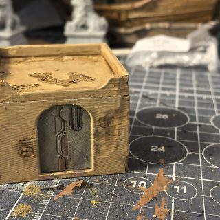 Completed 15mm Sci-Fi buildings