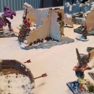 Finished Town Ruins 28/01/26 (with miniature's)