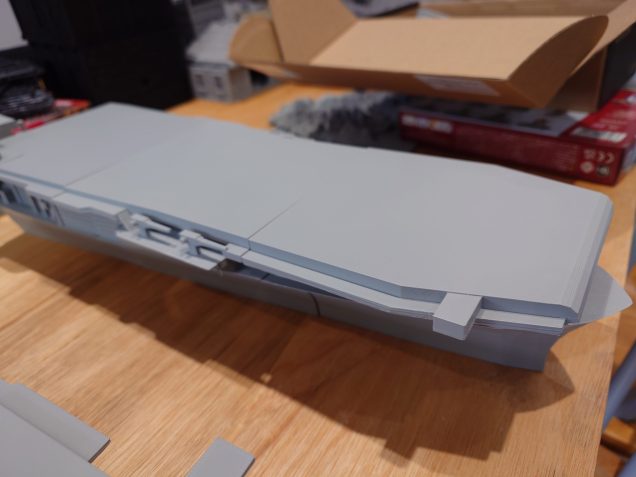 The front half of the Yorktown another 5 sections to print out 