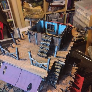 Village Centre: Base coat done!