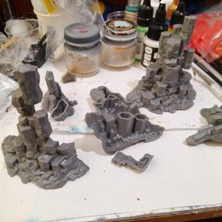 Using some Shatterpoint Terrain for generic sci-fi