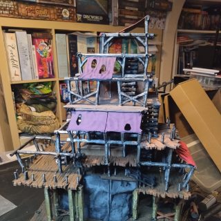 Village Centre: Base coat done!